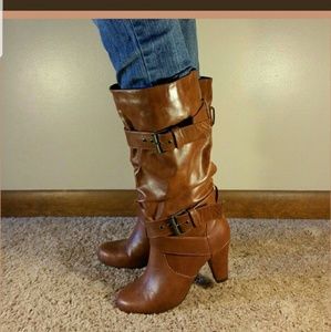 For atebacal SM New York Brown Boots